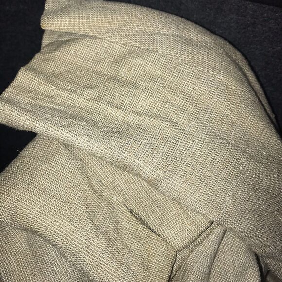 Diane Von Furstenberg Blazer Size 4 100% Silk Beige Tan Vintage Women's *flaws - Picture 9 of 14